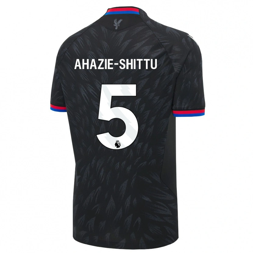 Danxen Kinder Remi Ahazie-Shittu #5 Schwarz Blau Rot Auswärtstrikot Trikot 2026/27 T-Shirt Österreich