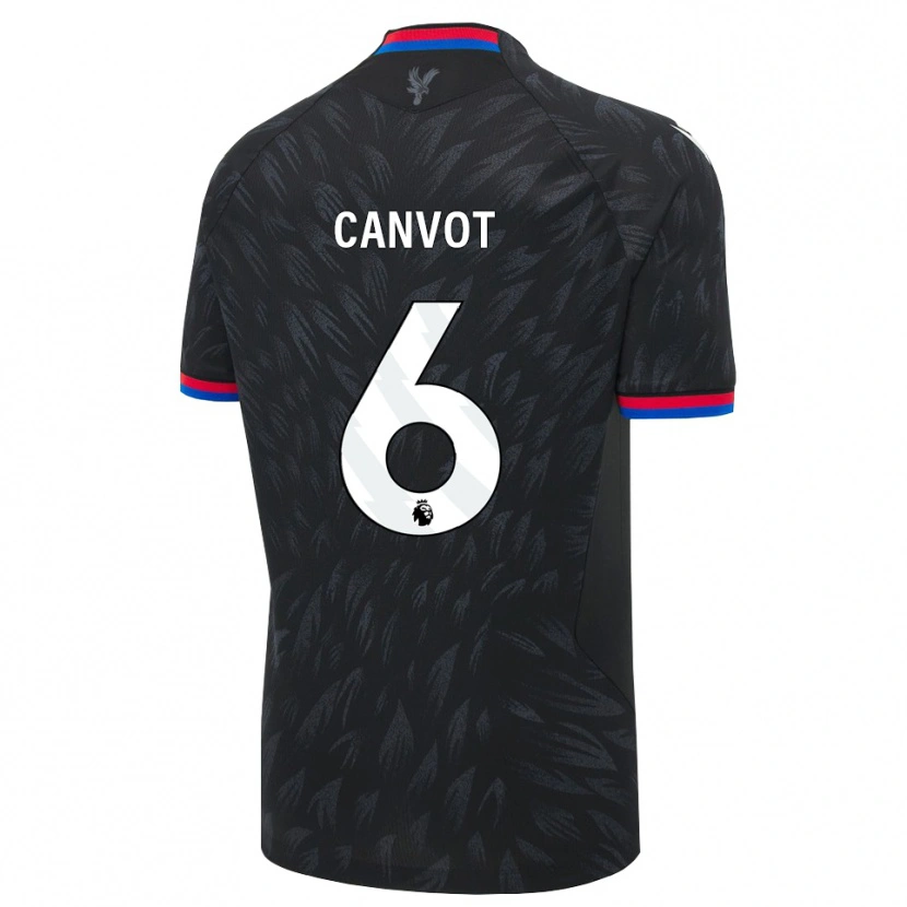 Danxen Kinder Jaydee Canvot #6 Schwarz Blau Rot Auswärtstrikot Trikot 2026/27 T-Shirt Österreich