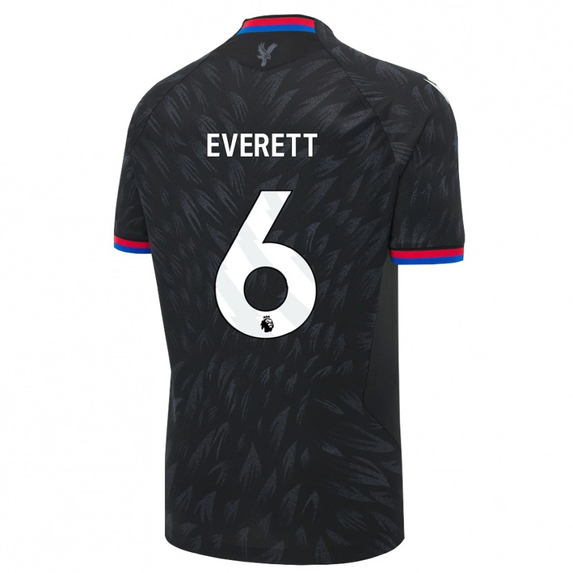 Danxen Kinder Aimee Everett #6 Schwarz Blau Rot Auswärtstrikot Trikot 2026/27 T-Shirt Österreich