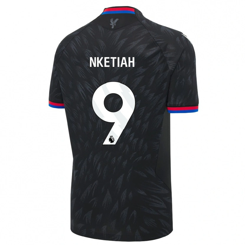 Danxen Kinder Eddie Nketiah #9 Schwarz Blau Rot Auswärtstrikot Trikot 2026/27 T-Shirt Österreich