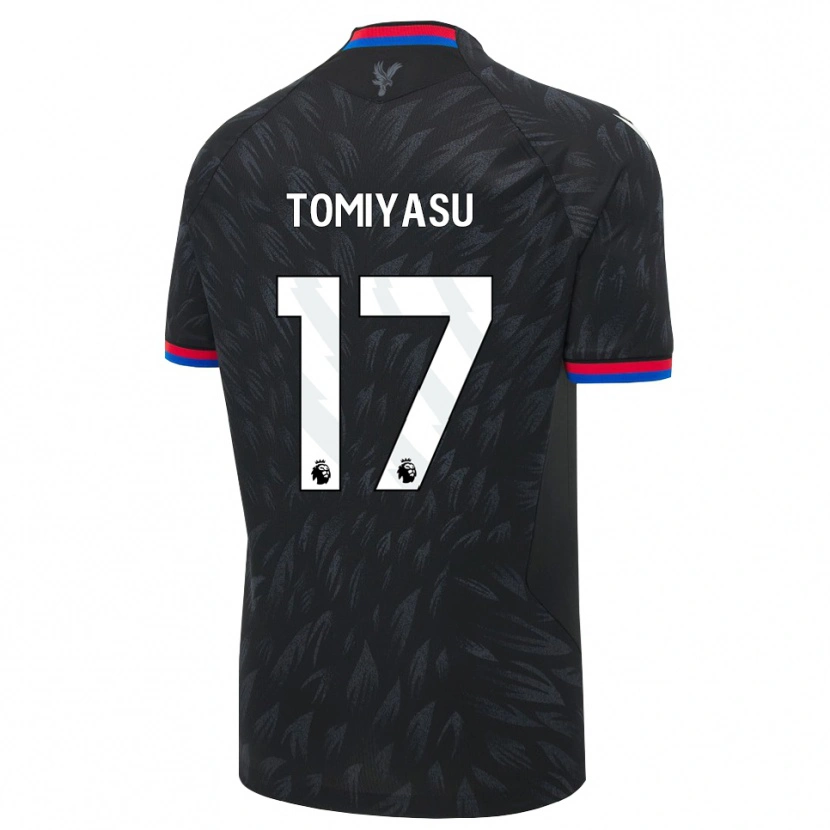 Danxen Kinder Takehiro Tomiyasu #17 Schwarz Blau Rot Auswärtstrikot Trikot 2026/27 T-Shirt Österreich