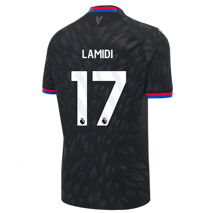 Danxen Kinder Oladotun Lamidi #17 Schwarz Blau Rot Auswärtstrikot Trikot 2026/27 T-Shirt Österreich