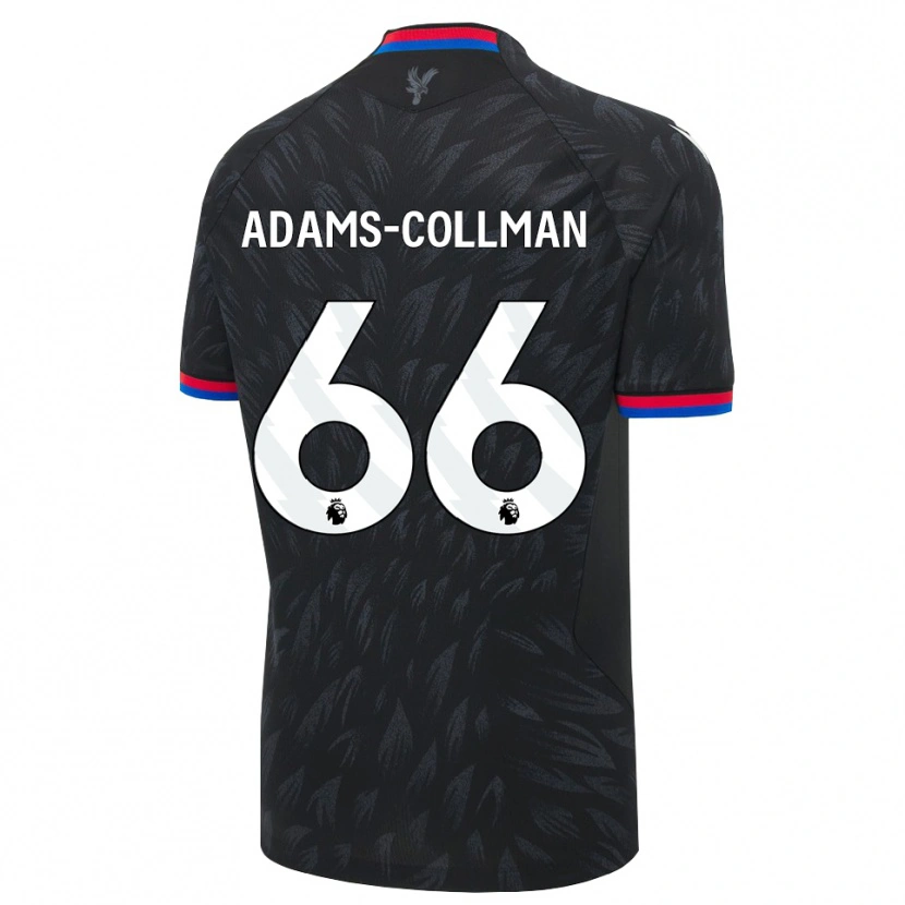 Danxen Kinder Kai-Reece Adams-Collman #66 Schwarz Blau Rot Auswärtstrikot Trikot 2026/27 T-Shirt Österreich