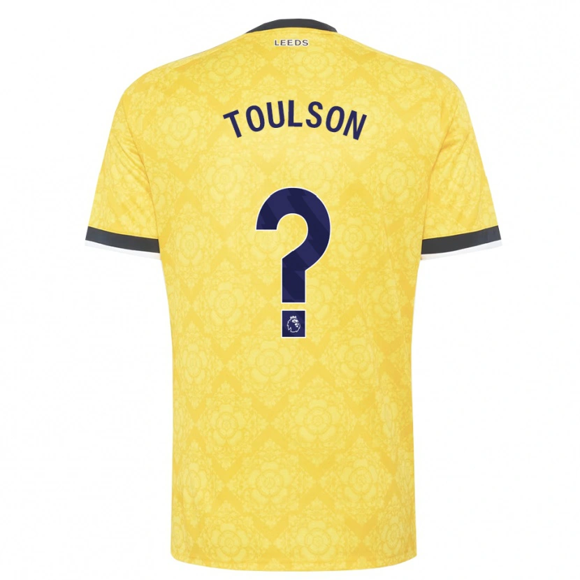 Danxen Kinder Daniel Toulson #0 Gelb Weiß Schwarz Auswärtstrikot Trikot 2026/27 T-Shirt Österreich