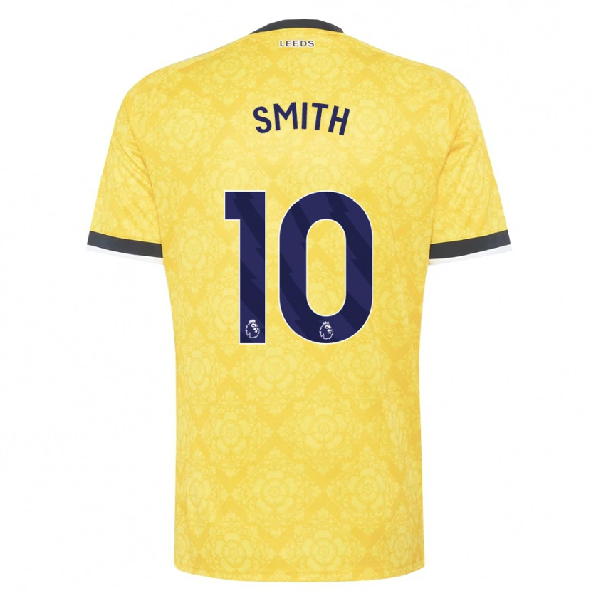 Danxen Kinder Kathryn Smith #10 Gelb Weiß Schwarz Auswärtstrikot Trikot 2026/27 T-Shirt Österreich
