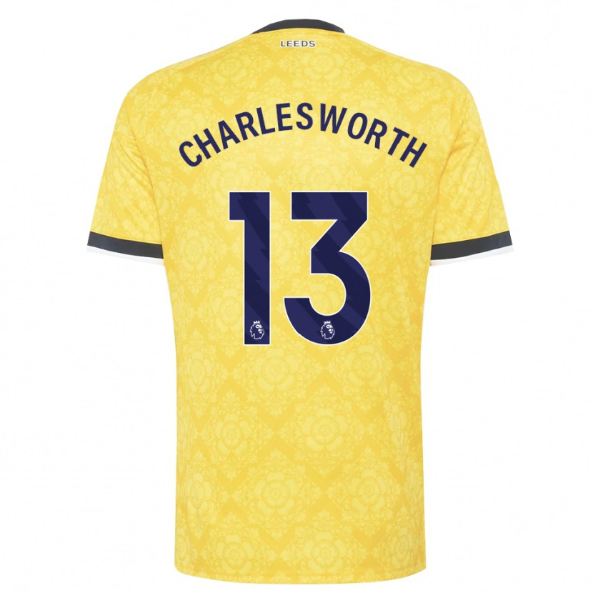 Danxen Kinder Millie Robshaw-Charlesworth #13 Gelb Weiß Schwarz Auswärtstrikot Trikot 2026/27 T-Shirt Österreich