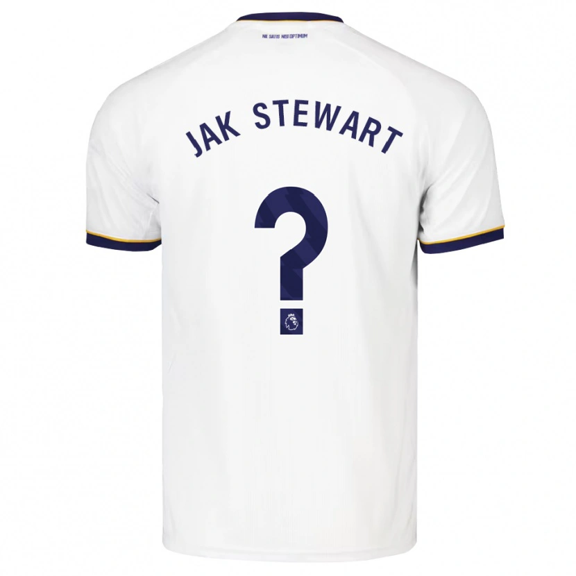 Danxen Kinder Jak Stewart #0 Mitternachtsblau Weiß Gelb Auswärtstrikot Trikot 2026/27 T-Shirt Österreich