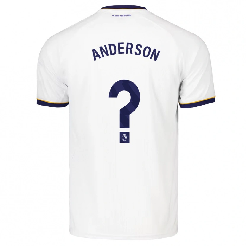 Danxen Kinder Joseph Anderson #0 Mitternachtsblau Weiß Gelb Auswärtstrikot Trikot 2026/27 T-Shirt Österreich
