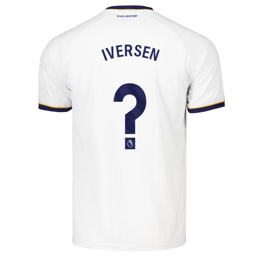 Danxen Kinder Einar Iversen #0 Mitternachtsblau Weiß Gelb Auswärtstrikot Trikot 2026/27 T-Shirt Österreich