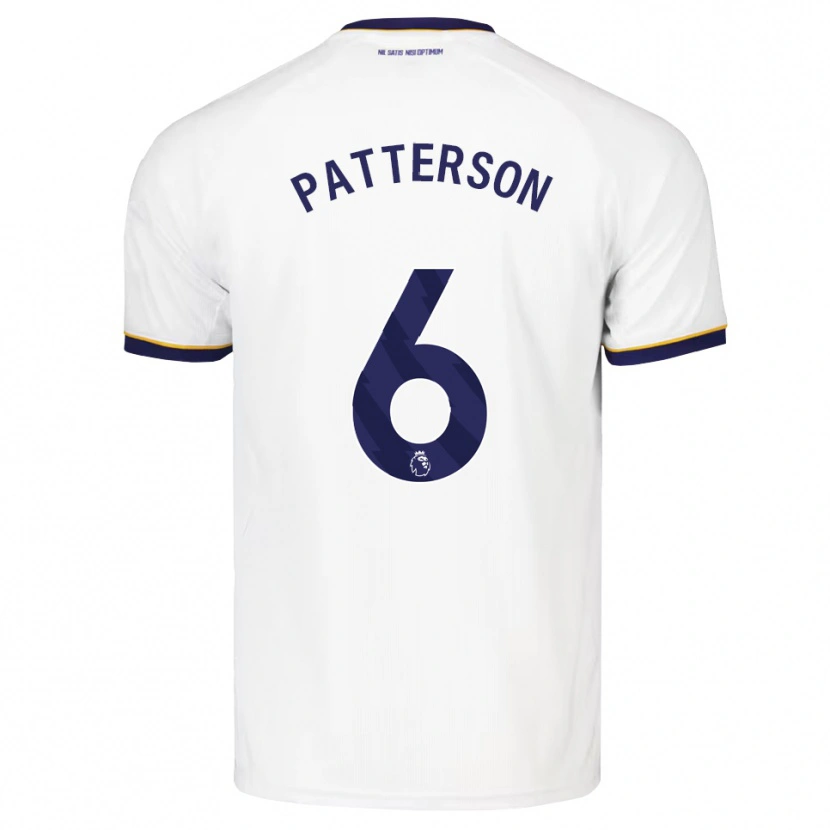 Danxen Kinder Jack Patterson #6 Mitternachtsblau Weiß Gelb Auswärtstrikot Trikot 2026/27 T-Shirt Österreich