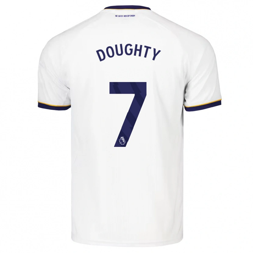 Danxen Kinder Jake Doughty #7 Mitternachtsblau Weiß Gelb Auswärtstrikot Trikot 2026/27 T-Shirt Österreich