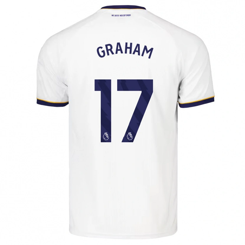 Danxen Kinder Lucy Graham #17 Mitternachtsblau Weiß Gelb Auswärtstrikot Trikot 2026/27 T-Shirt Österreich