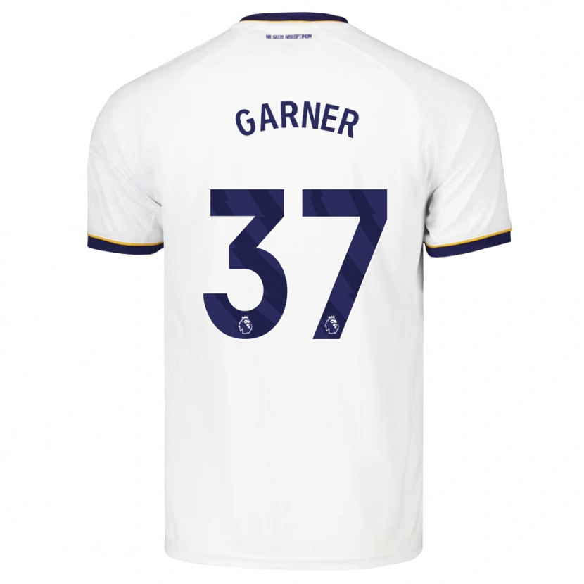 Danxen Kinder James Garner #37 Mitternachtsblau Weiß Gelb Auswärtstrikot Trikot 2026/27 T-Shirt Österreich