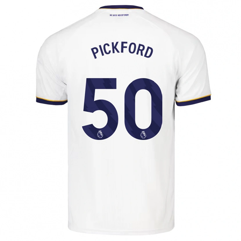 Danxen Kinder George Pickford #50 Mitternachtsblau Weiß Gelb Auswärtstrikot Trikot 2026/27 T-Shirt Österreich