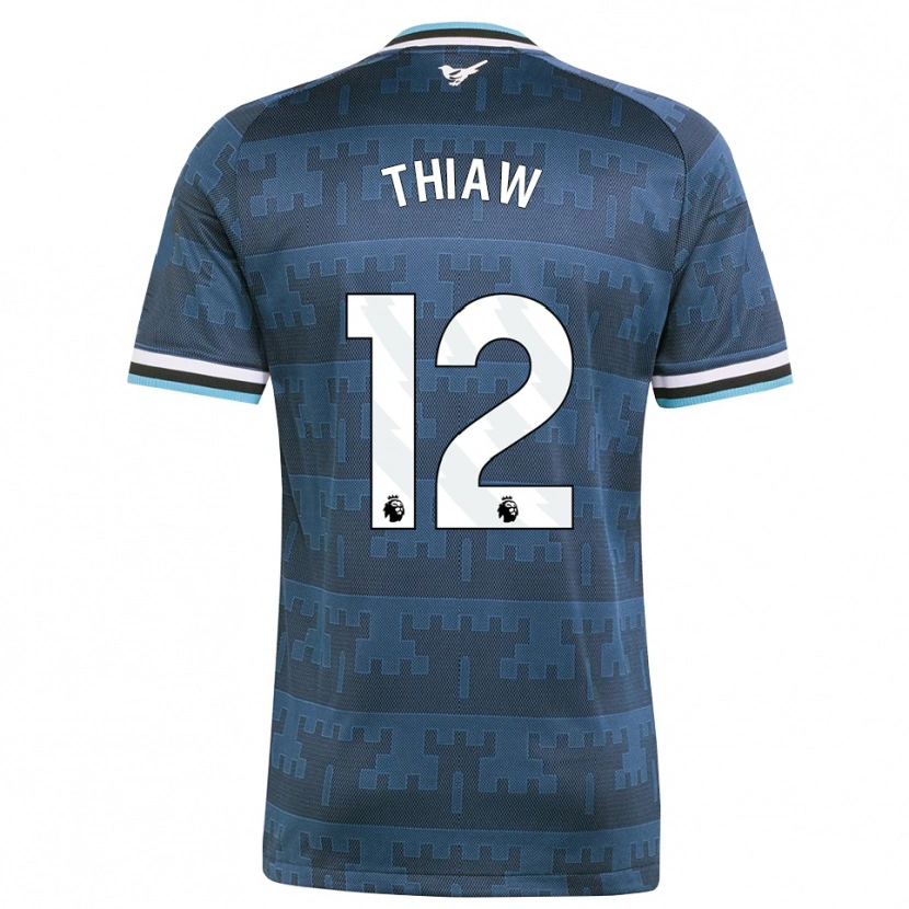 Danxen Kinder Malick Thiaw #12 Gelb Schwarz Blau Auswärtstrikot Trikot 2026/27 T-Shirt Österreich
