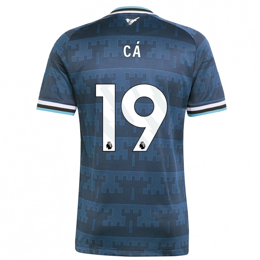 Danxen Kinder Afner Cá #19 Gelb Schwarz Blau Auswärtstrikot Trikot 2026/27 T-Shirt Österreich