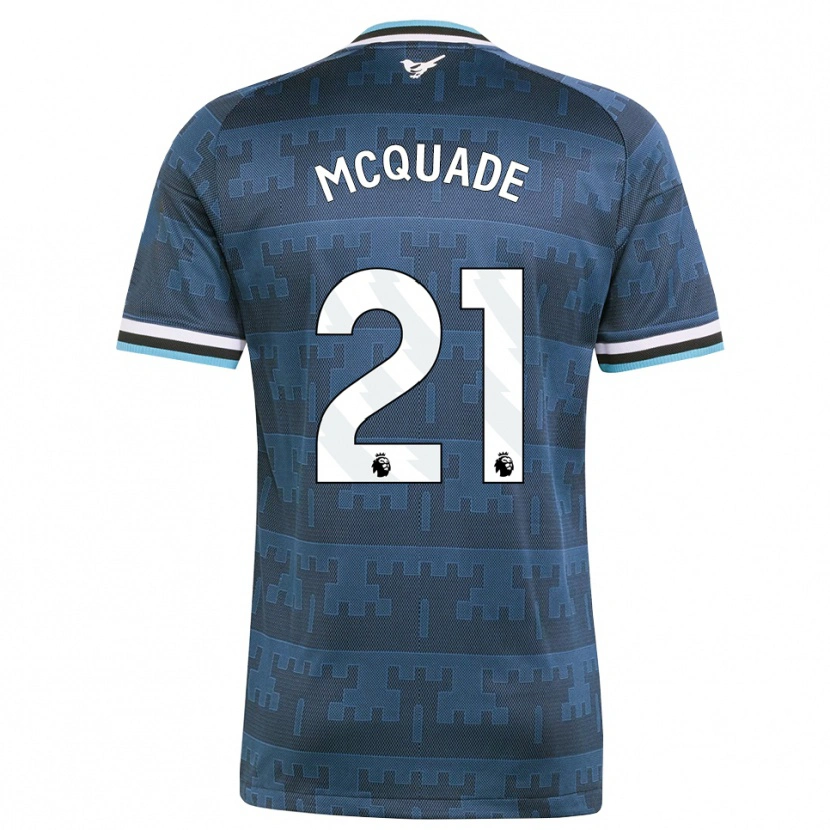 Danxen Kinder Jasmine Mcquade #21 Gelb Schwarz Blau Auswärtstrikot Trikot 2026/27 T-Shirt Österreich