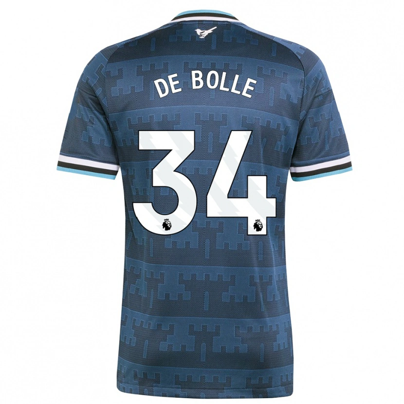 Danxen Kinder Lucas De Bolle #34 Gelb Schwarz Blau Auswärtstrikot Trikot 2026/27 T-Shirt Österreich