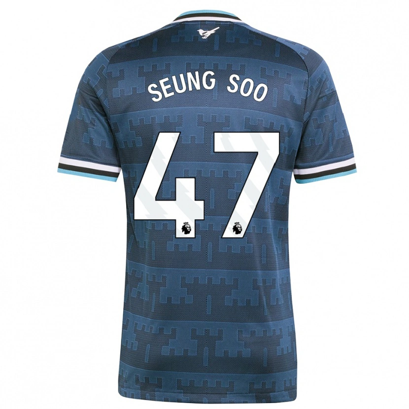 Danxen Kinder Seung-Soo Park #47 Gelb Schwarz Blau Auswärtstrikot Trikot 2026/27 T-Shirt Österreich