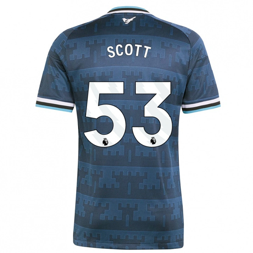 Danxen Kinder Joshua Scott #53 Gelb Schwarz Blau Auswärtstrikot Trikot 2026/27 T-Shirt Österreich