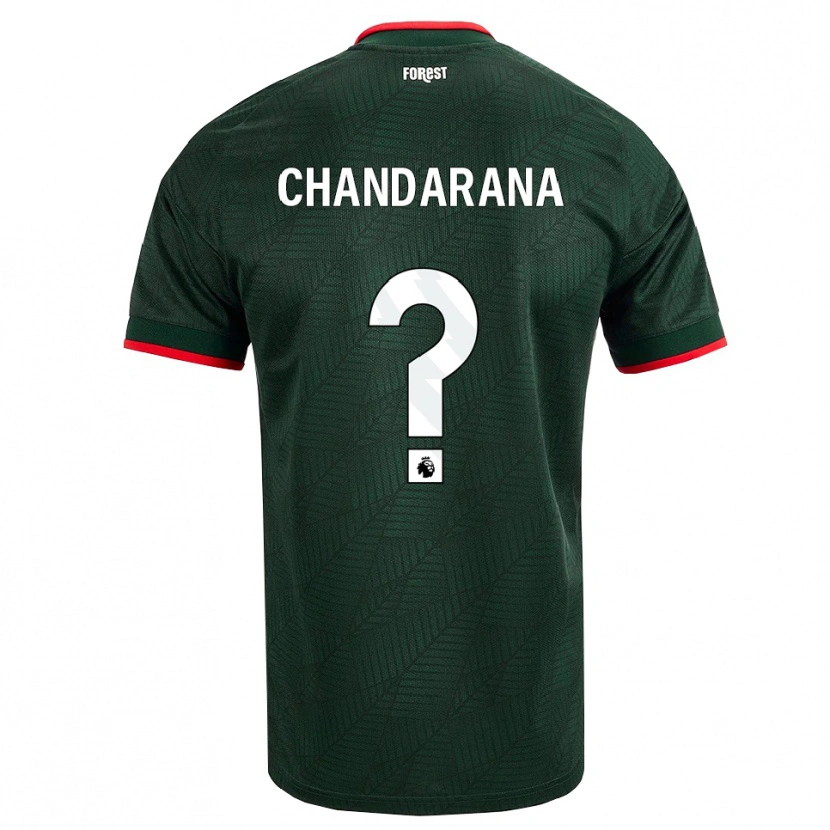 Danxen Kinder Millie Chandarana #0 Dunkelgrün Rot Auswärtstrikot Trikot 2026/27 T-Shirt Österreich