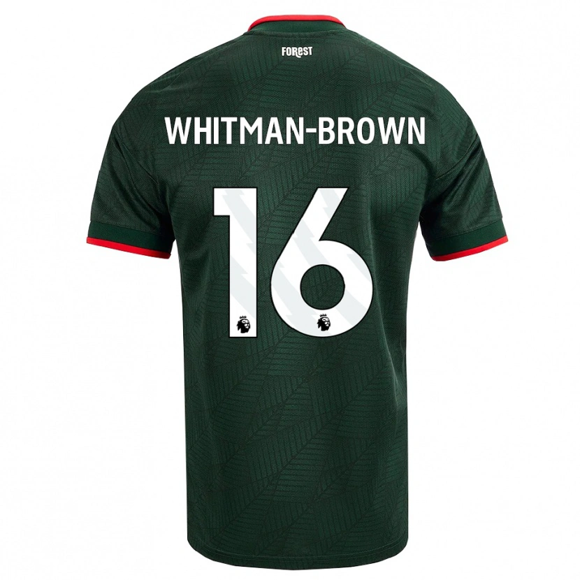 Danxen Kinder Chae Whitman-Brown #16 Dunkelgrün Rot Auswärtstrikot Trikot 2026/27 T-Shirt Österreich