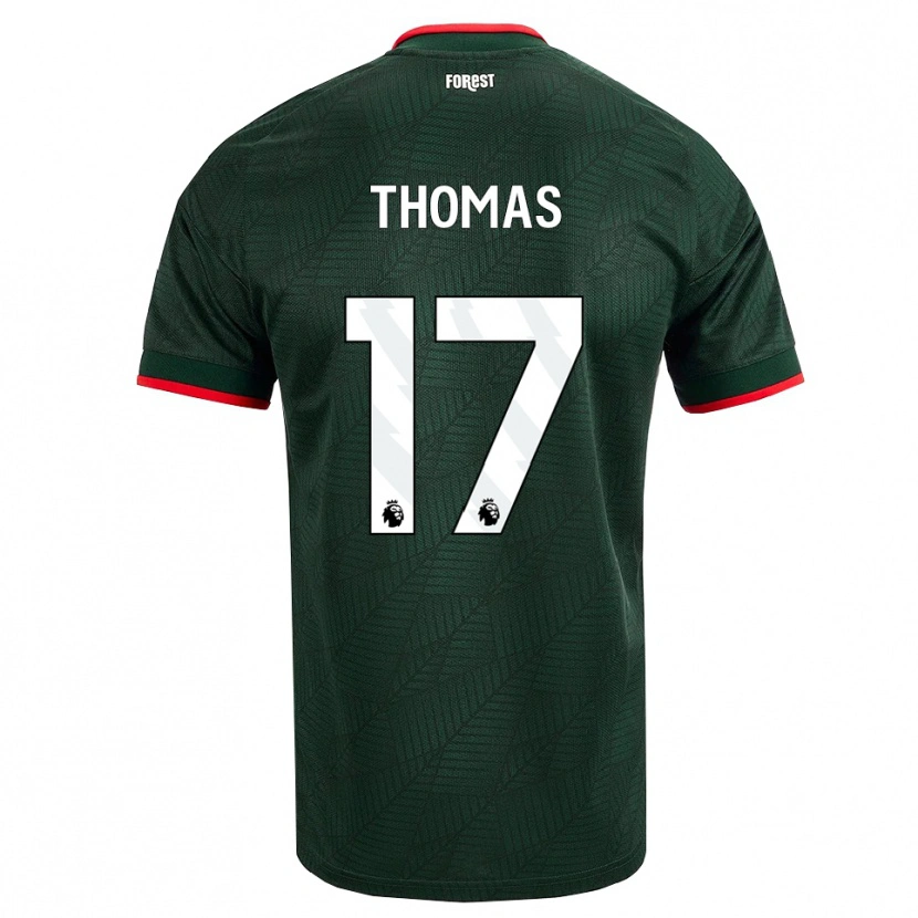 Danxen Kinder Freya Thomas #17 Dunkelgrün Rot Auswärtstrikot Trikot 2026/27 T-Shirt Österreich