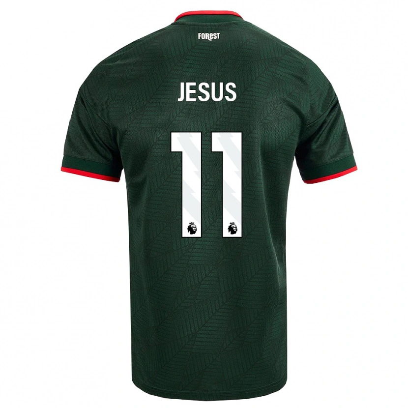 Danxen Kinder Igor Jesus #11 Dunkelgrün Rot Auswärtstrikot Trikot 2026/27 T-Shirt Österreich
