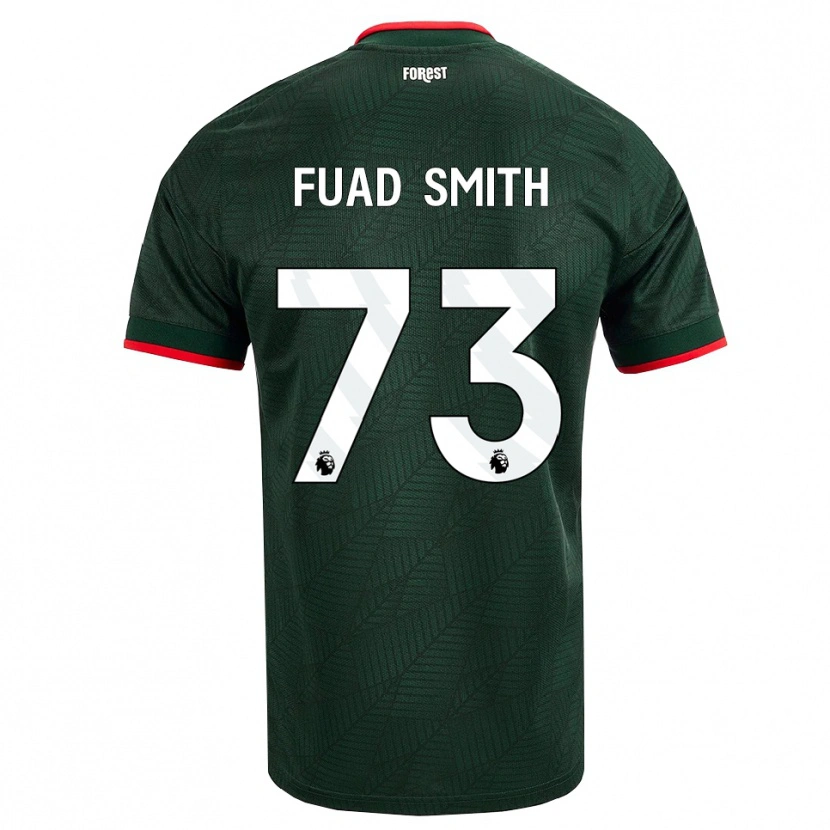 Danxen Kinder Fuad Smith #73 Dunkelgrün Rot Auswärtstrikot Trikot 2026/27 T-Shirt Österreich