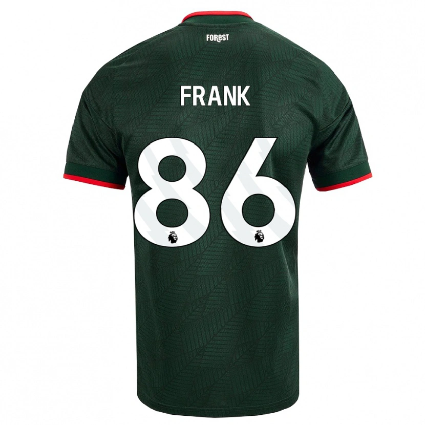 Danxen Kinder Frank Djamna #86 Dunkelgrün Rot Auswärtstrikot Trikot 2026/27 T-Shirt Österreich