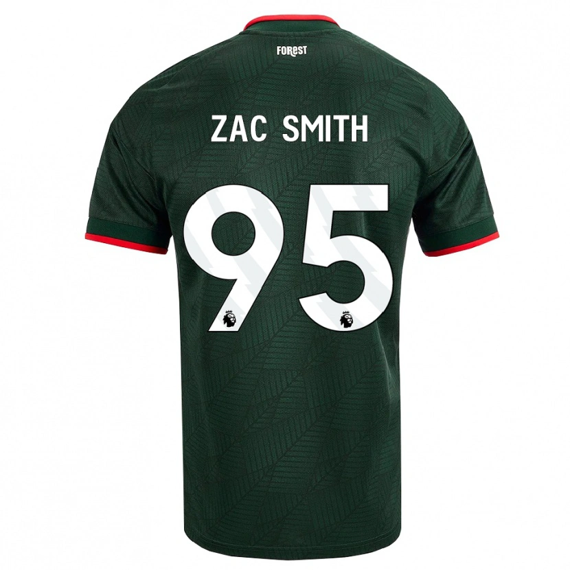 Danxen Kinder Zac Smith #95 Dunkelgrün Rot Auswärtstrikot Trikot 2026/27 T-Shirt Österreich