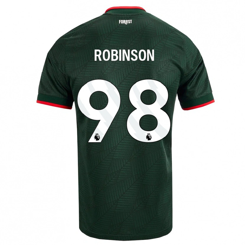 Danxen Kinder Riko Robinson #98 Dunkelgrün Rot Auswärtstrikot Trikot 2026/27 T-Shirt Österreich