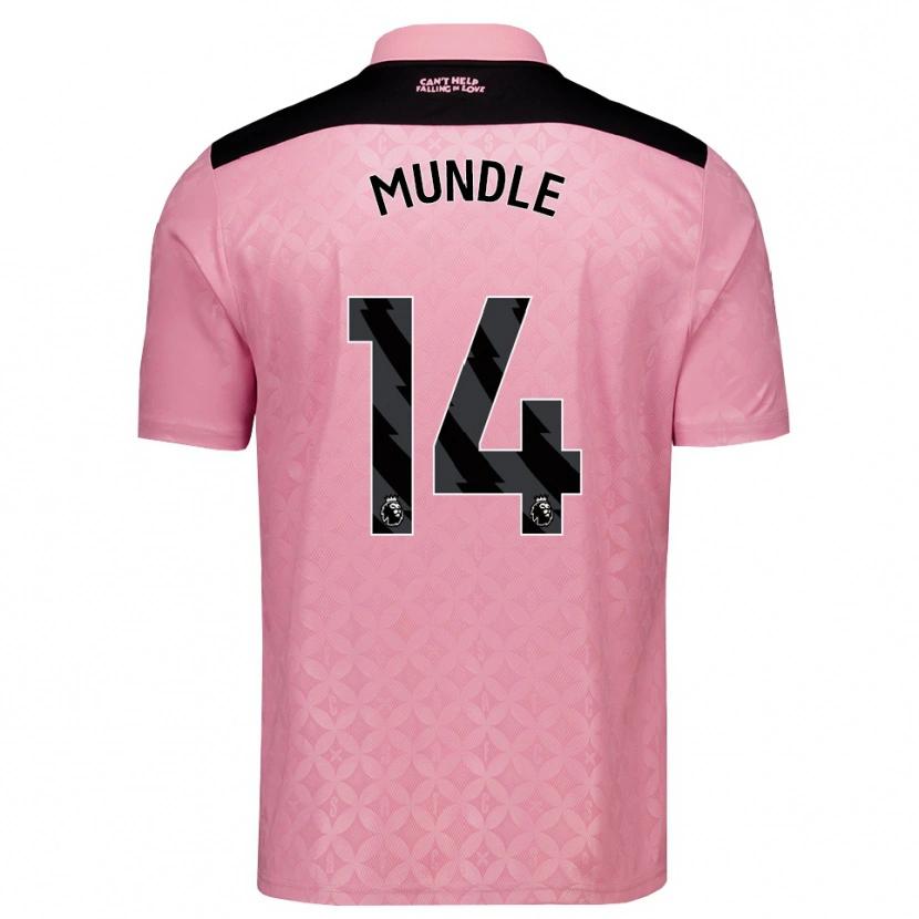 Danxen Kinder Romaine Mundle #14 Hellrosa Schwarz Auswärtstrikot Trikot 2026/27 T-Shirt Österreich