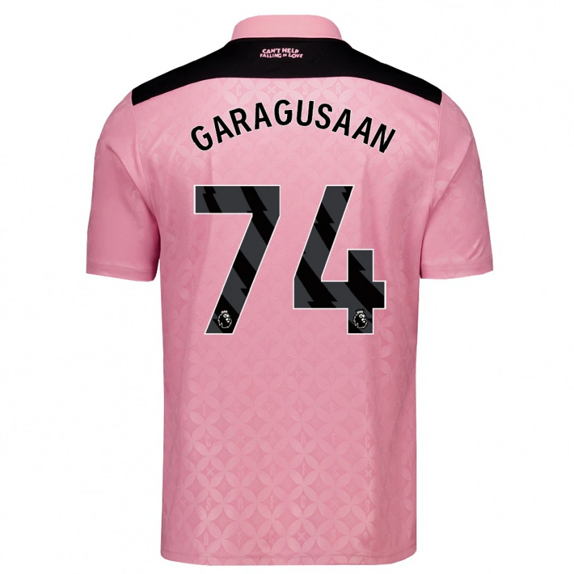Danxen Kinder Finn Geragusyan #74 Hellrosa Schwarz Auswärtstrikot Trikot 2026/27 T-Shirt Österreich