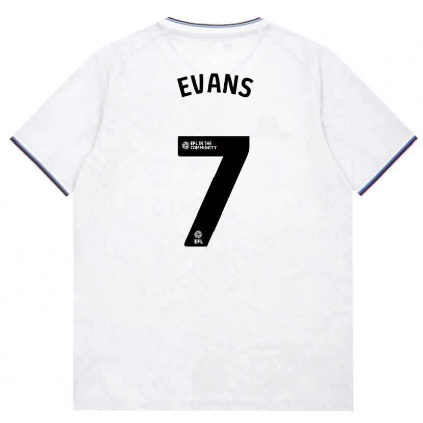 Danxen Kinder Lisa Evans #7 Burgund Weiß Auswärtstrikot Trikot 2026/27 T-Shirt Österreich