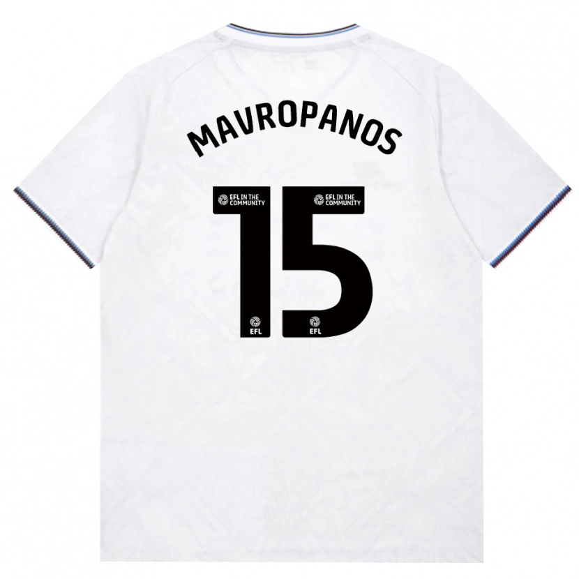 Danxen Kinder Konstantinos Mavropanos #15 Burgund Weiß Auswärtstrikot Trikot 2026/27 T-Shirt Österreich