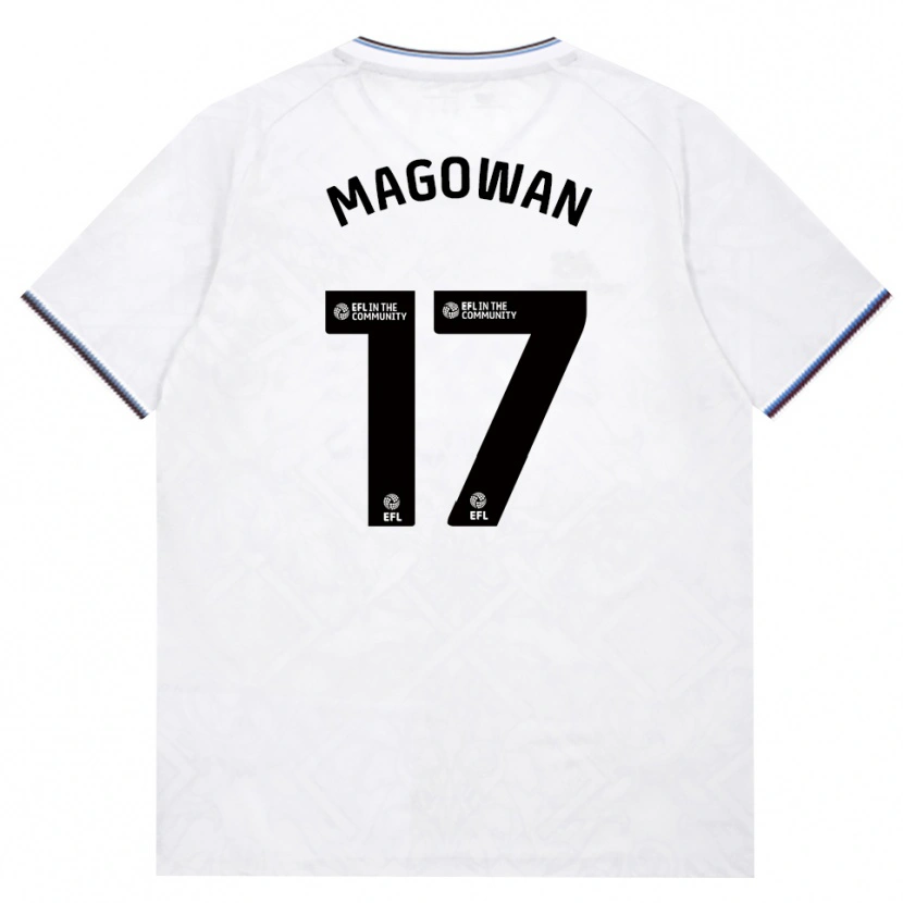 Danxen Kinder Zak Magowan #17 Burgund Weiß Auswärtstrikot Trikot 2026/27 T-Shirt Österreich
