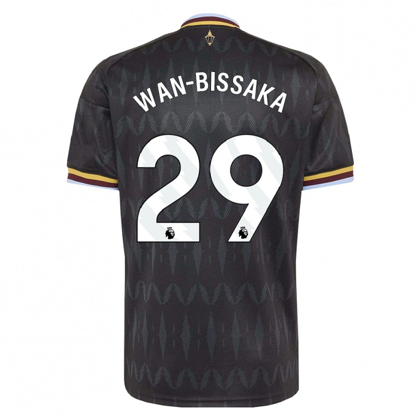 Danxen Kinder Aaron Wan-Bissaka #29 Kornblumenblau Schwarz Gelb Auswärtstrikot Trikot 2026/27 T-Shirt Österreich