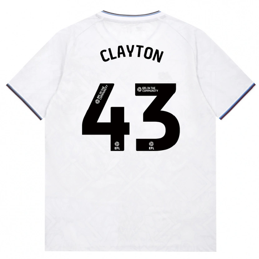Danxen Kinder Regan Clayton #43 Burgund Weiß Auswärtstrikot Trikot 2026/27 T-Shirt Österreich
