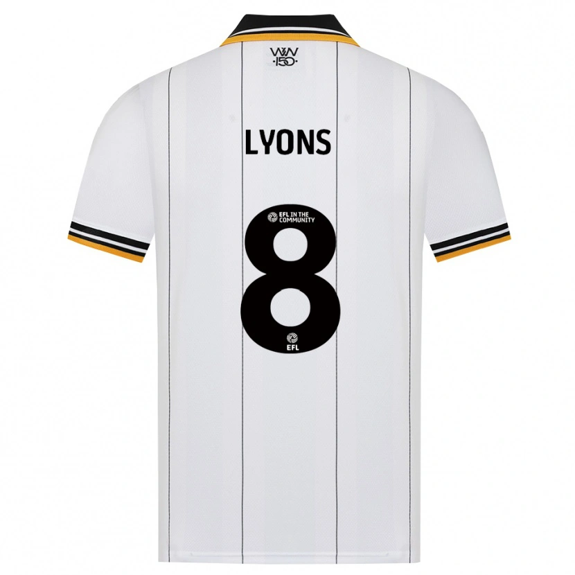 Danxen Kinder Connor Lyons #8 Orange Weiß Schwarz Auswärtstrikot Trikot 2026/27 T-Shirt Österreich
