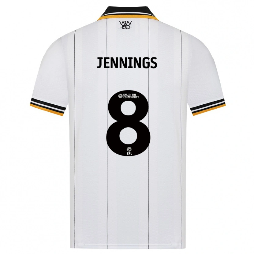Danxen Kinder Shannie Jennings #8 Orange Weiß Schwarz Auswärtstrikot Trikot 2026/27 T-Shirt Österreich