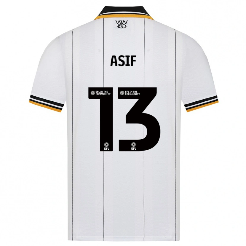 Danxen Kinder Dawood Asif #13 Orange Weiß Schwarz Auswärtstrikot Trikot 2026/27 T-Shirt Österreich