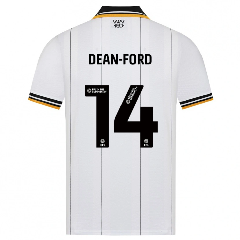 Danxen Kinder Jacob Dean-Ford #14 Orange Weiß Schwarz Auswärtstrikot Trikot 2026/27 T-Shirt Österreich