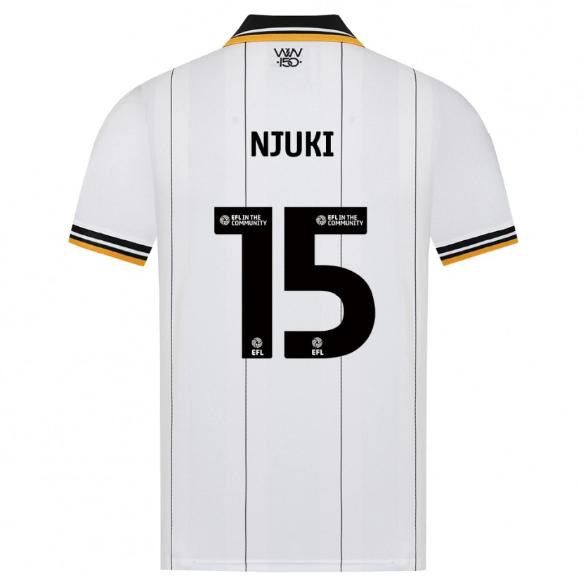 Danxen Kinder Shafaat Njuki #15 Orange Weiß Schwarz Auswärtstrikot Trikot 2026/27 T-Shirt Österreich
