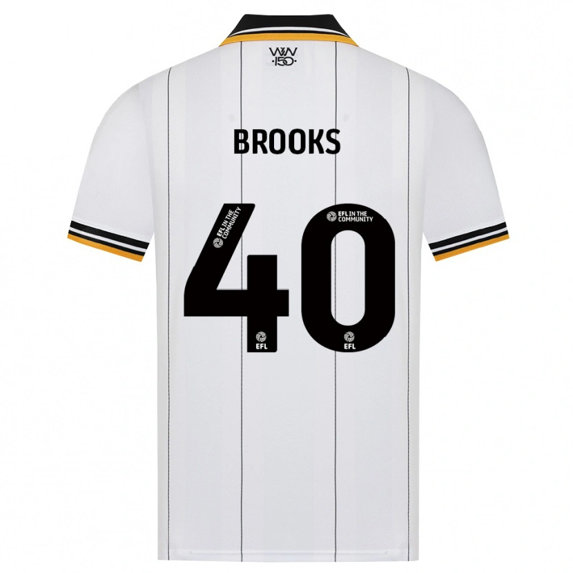 Danxen Kinder Alfie Brooks #40 Orange Weiß Schwarz Auswärtstrikot Trikot 2026/27 T-Shirt Österreich