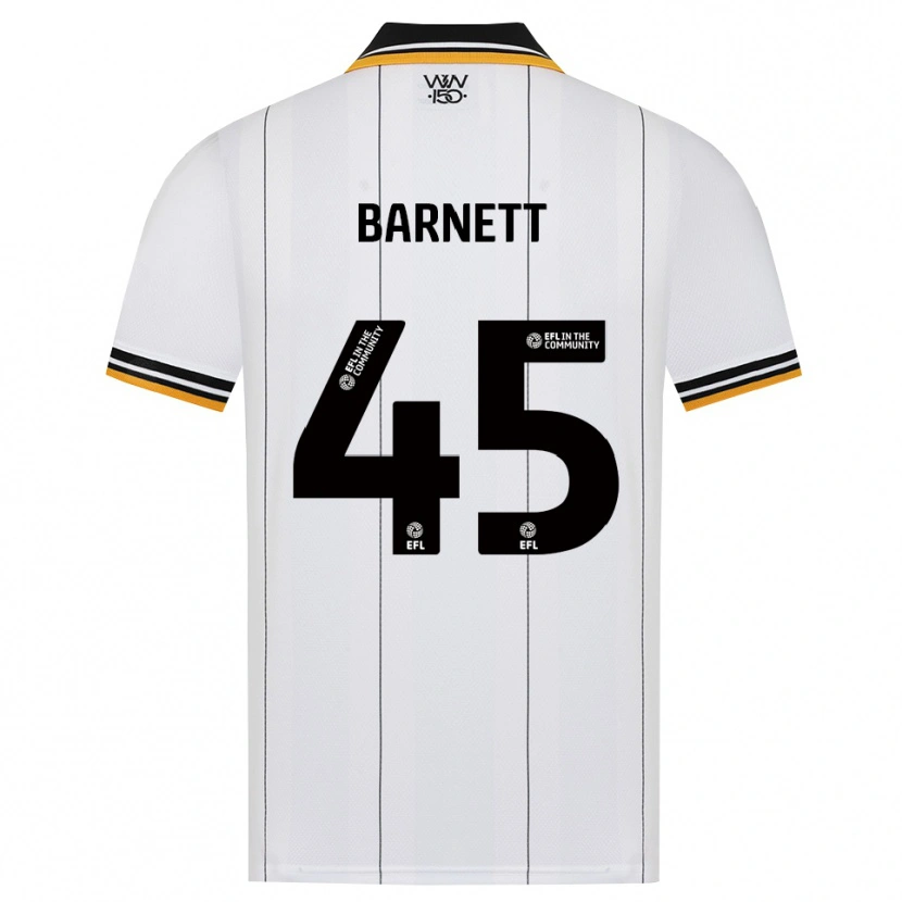 Danxen Kinder Ty Barnett #45 Orange Weiß Schwarz Auswärtstrikot Trikot 2026/27 T-Shirt Österreich