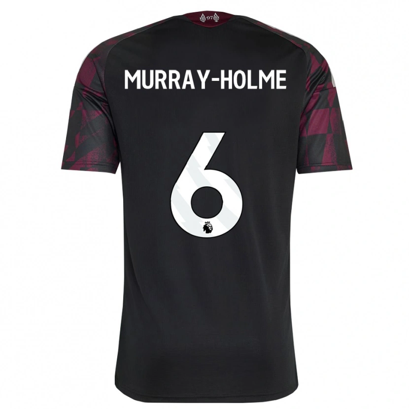 Danxen Kinder Haydn Murray-Holme #6 Schwarz Weiß Violett Ausweichtrikot Trikot 2026/27 T-Shirt Österreich