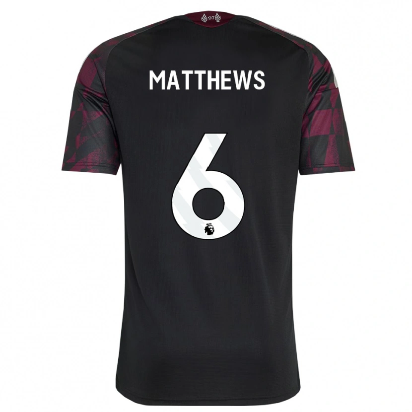 Danxen Kinder Jasmine Matthews #6 Schwarz Weiß Violett Ausweichtrikot Trikot 2026/27 T-Shirt Österreich