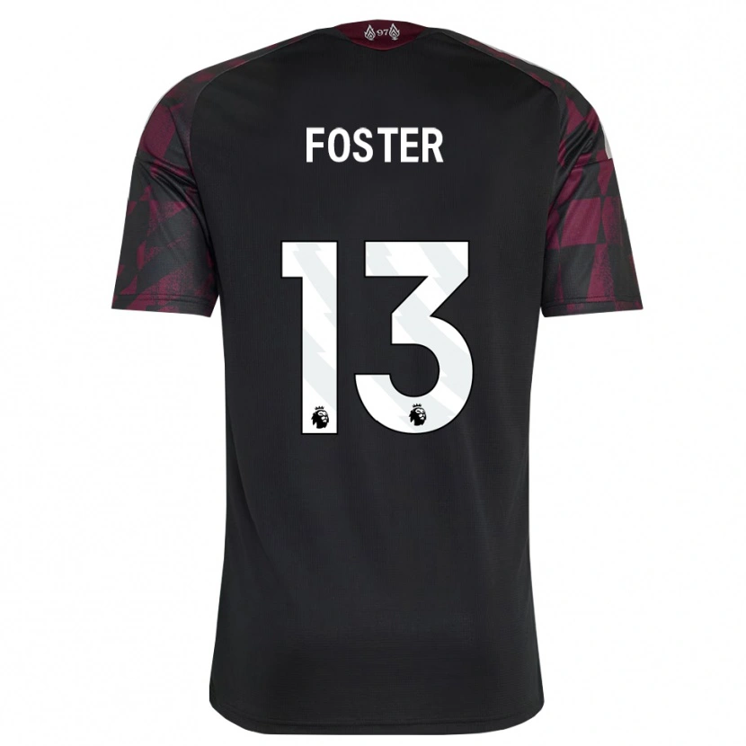 Danxen Kinder Rylee Foster #13 Schwarz Weiß Violett Ausweichtrikot Trikot 2026/27 T-Shirt Österreich