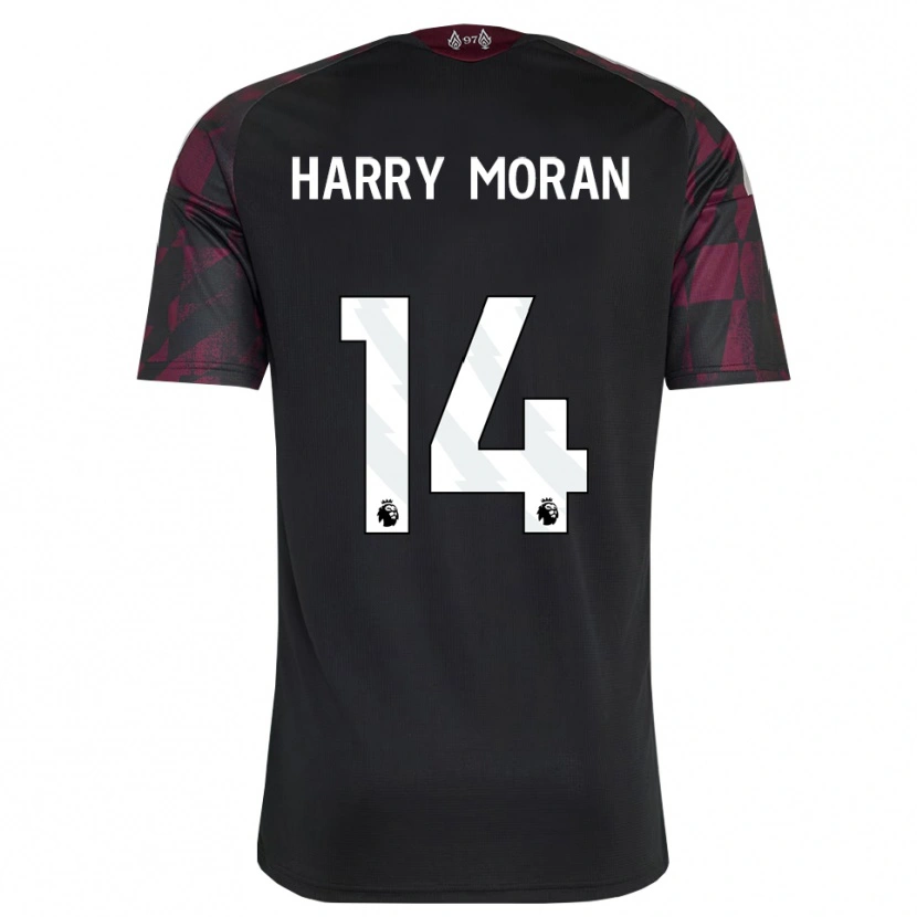 Danxen Kinder Harry Moran #14 Schwarz Weiß Violett Ausweichtrikot Trikot 2026/27 T-Shirt Österreich
